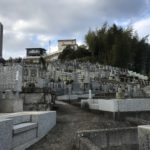 上田墓地（河内長野市）のなだらかなスロープ