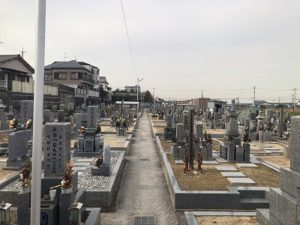大阪狭山市の池尻墓地です