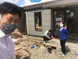 DIY課長が南大阪店のウッドデッキを改修