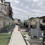 東池尻庄司庵墓地（大阪狭山市）にて「道路整備」が行われました｜東池尻庄司庵墓地でのお墓仕事は大阪石材まで