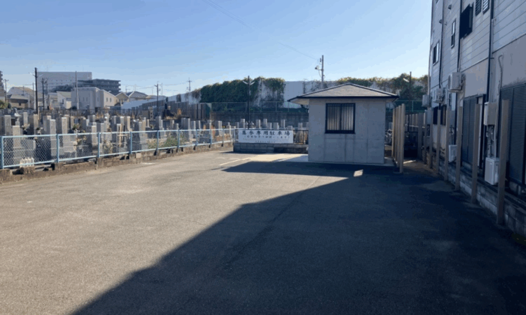 阿保墓地（松原市）駐車場