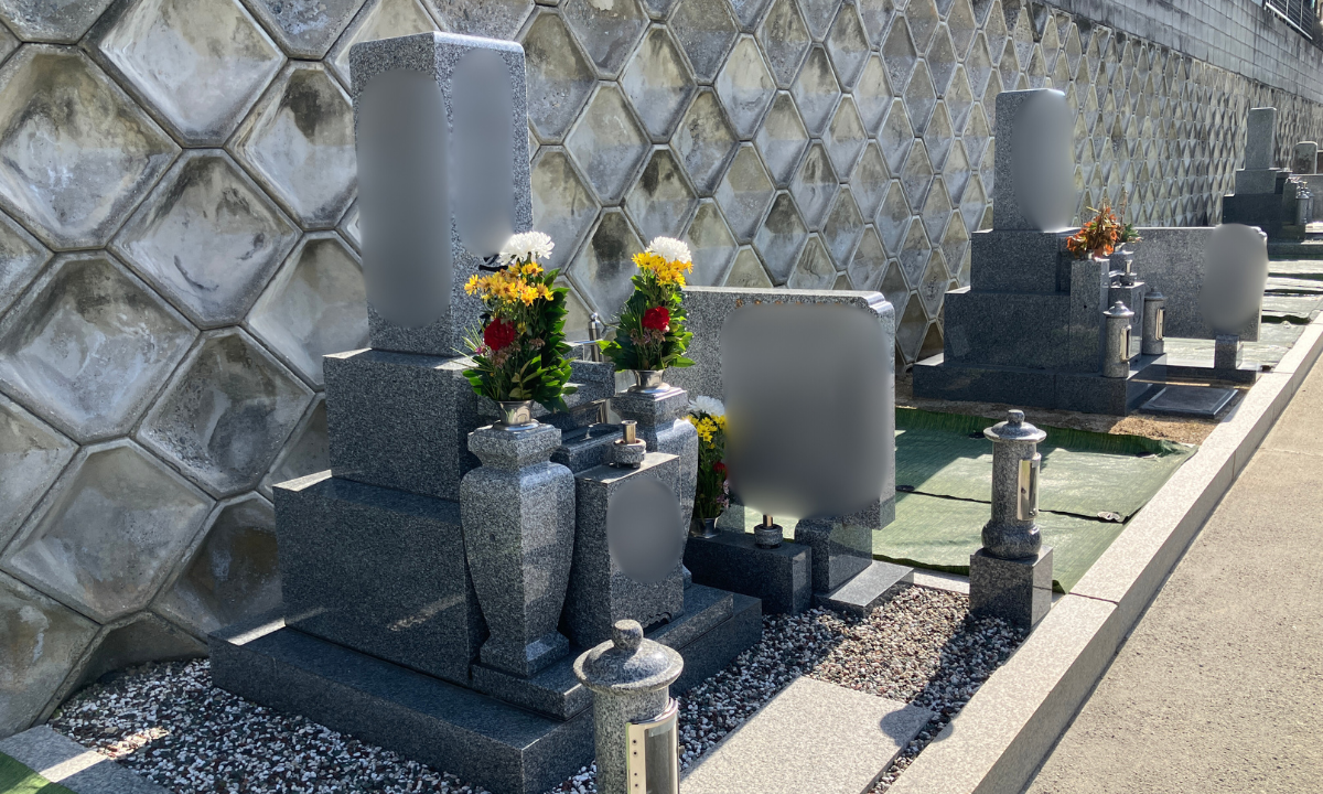 東池尻庄司庵墓地（大阪狭山市）戒名彫刻