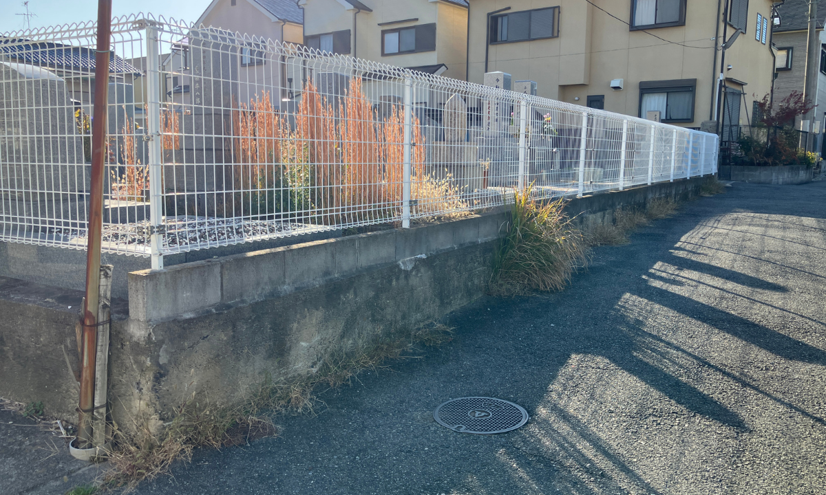 北宮門徒共同墓地（羽曳野市）墓地の清掃