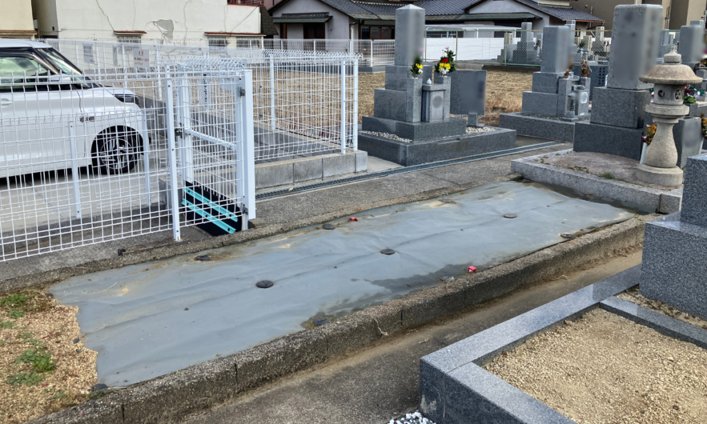 北宮門徒共同墓地(羽曳野市)墓地の清掃