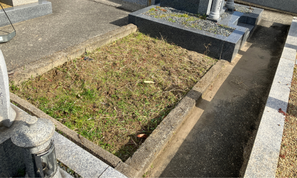 北宮門徒共同墓地(羽曳野市)墓地の清掃