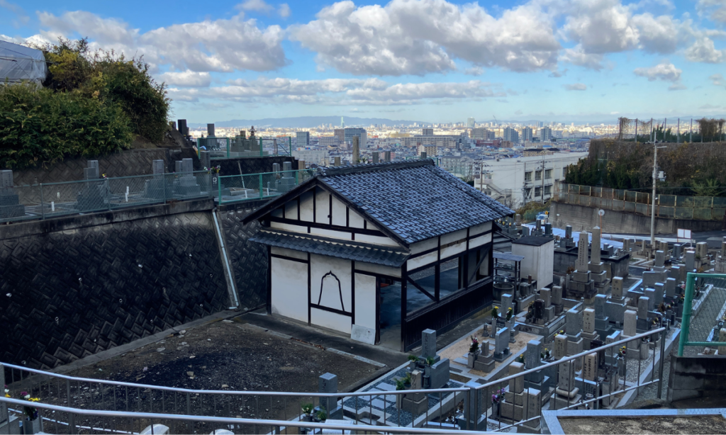 安堂太平寺墓地（柏原市）墓地の清掃