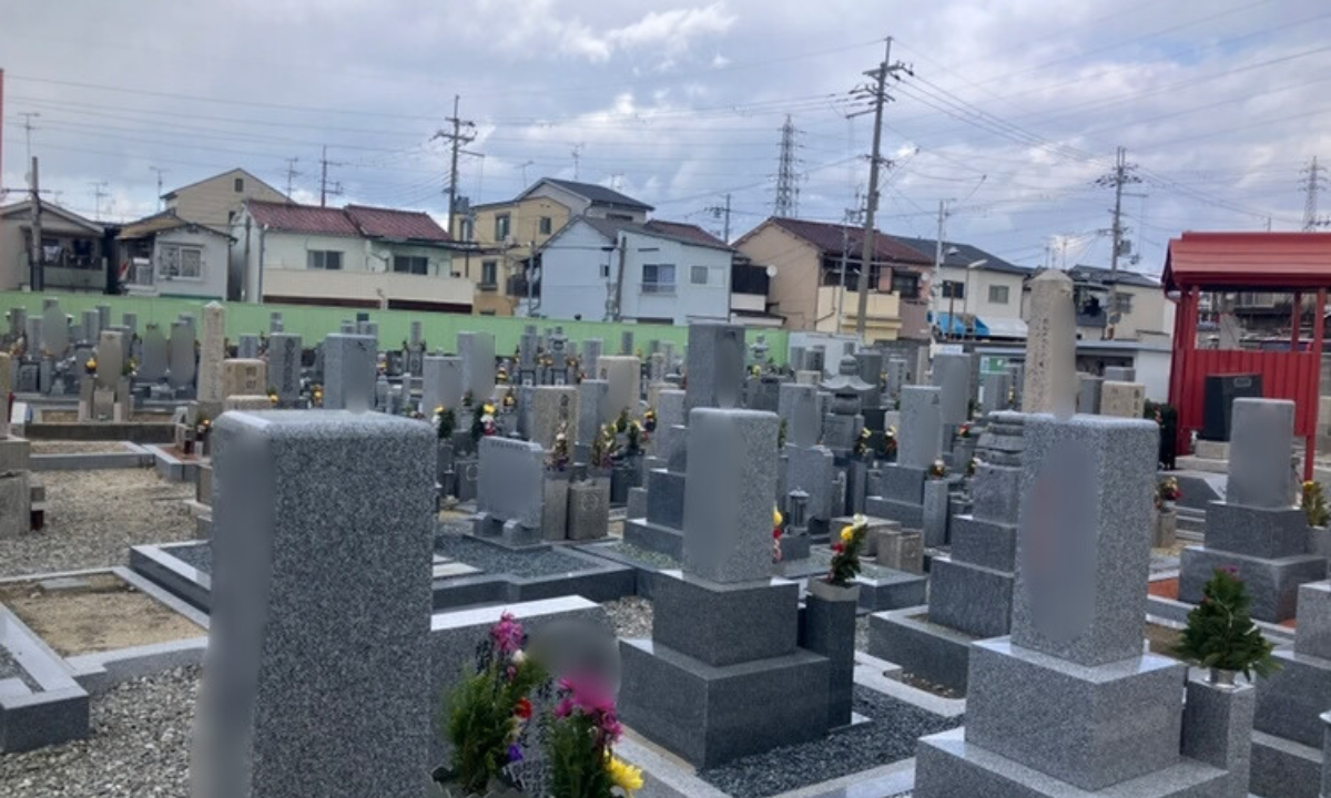 新堂墓地（松原市）戒名彫刻