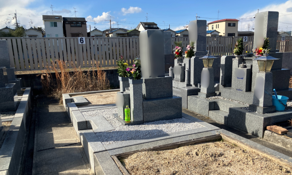 小土墓地（羽曳野市）戒名彫刻 