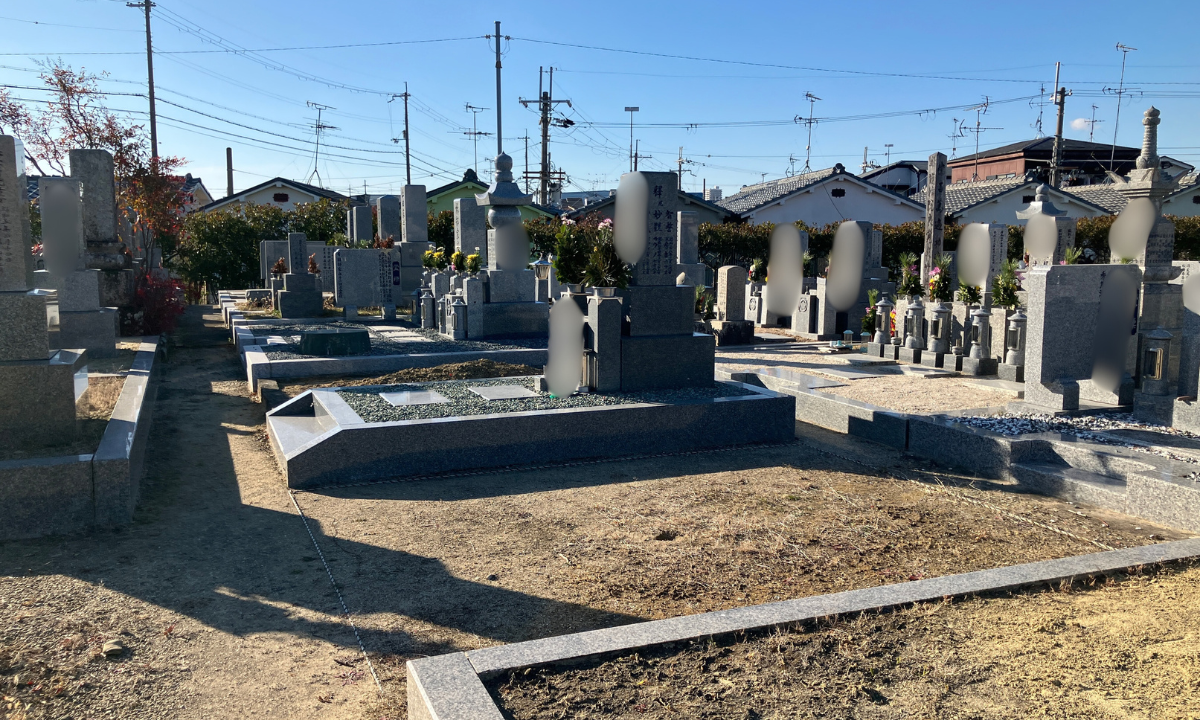 東野墓地(大阪狭山市)お墓の建立
