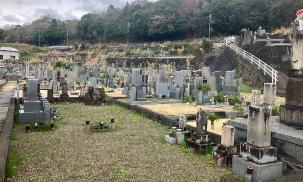 浦之段墓地（橋本市）土葬　お墓じまい　大阪石材南大阪店