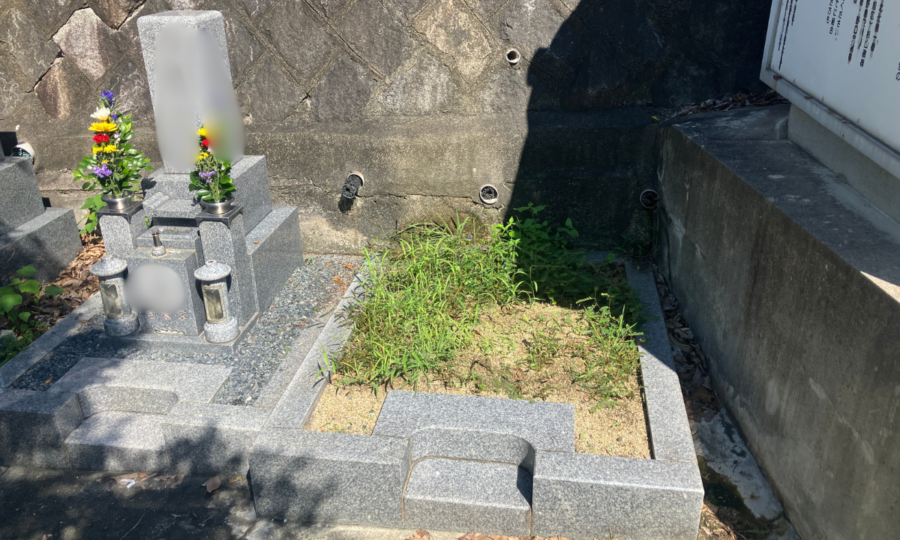 国分東条墓地（柏原市）墓地内移転　大阪石材南大阪店